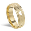 ALIANÇA BANHADA EM OURO 18K 6,5M 3250