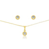CONJUNTO BANHADO EM OURO 18K CJF-01181