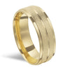 ALIANÇA BANHADA EM OURO 18K 6,5MM 3249