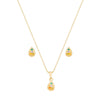CONJUNTO GOTA ZIRCÔNIAS COLORIDO BCF 562