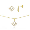 CONJUNTO BANHADO  A OURO 18K CJFC-01238