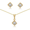 CONJUNTO BANHADO EM OURO 18K CJFC-01184