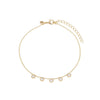 TORNOZELEIRA BANHADA EM OURO 18K BCF 596