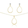 CONJUNTO BANHADO EM OURO 18K CJF-01198