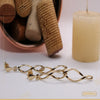 BRINCO CARAMBOLA BANHADO EM OURO 18K BRF 491