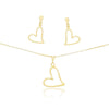 CONJUNTO BANHADO EM OURO 18K CJF-00549
