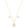 CONJUNTO ZIRCONIA QUADRADA BCF 0607