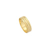 ALIANÇA DIAMANTADA 6 MM ANF 895