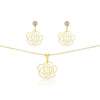 CONJUNTO BANHADO EM OURO 18K CJF-01045