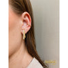 BRINCOS CRAVEJADOS BANHADO EM OURO 18K BRSI008