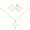 CONJUNTO BANHADO ME OURO 18K CJFC-01247