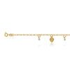 TORNOZELEIRA BANHADA EM OURO 18K 00792/25