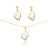 CONJUNTO BANHADO EM OURO 18K CJF-00960