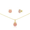 CONJUNTO BANHADO EM OURO 18K CJIC-00795
