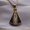 GARGANTILHA BANHADA EM OURO 18K G3972