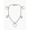 PULSEIRA PRATA CORAÇÕES PL2180