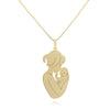 GARGANTILHA BANHADO EM OURO 18K CLS-1921-FO 45CM5CM