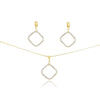 CONJUNTO BANHADO EM OURO 18K CJF-01092