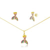 CONJUNTO BANHADO EM OURO 18K CJIC-00793