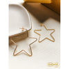 BRINCO ESTRELAS BANHADO EM OURO 18K BRF636