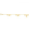 TORNOZELEIRA BANHADA EM OURO 18K 00594/25